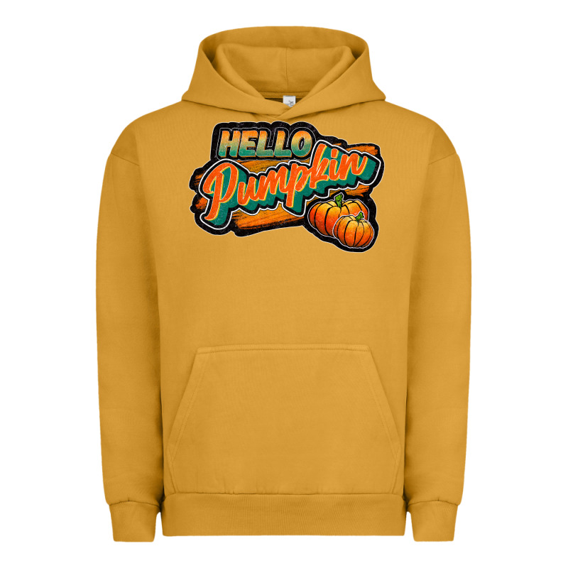Hello Pumpkin Black Urban Hoodie by JahusDesignShop | Teevron