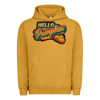 Pigment Peanut Butter hello pumpkin black Urban Hoodie - JahusDesignShop
