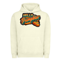 Pigment Pistachio hello pumpkin black Urban Hoodie - JahusDesignShop