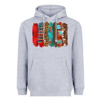 Heather Grey mexican brushstroke Heavyweight Hoodie - Zillion Design Studio