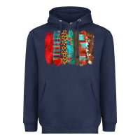 Navy mexican brushstroke Heavyweight Hoodie - Zillion Design Studio