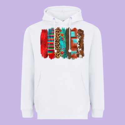 Mexican Brushstroke Heavyweight Hoodie Designed By Zillion Design Studio