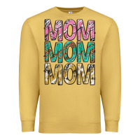 Antique Gold mom mom mom mothers day Premium Sweatshirt - texasbilliewilder