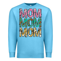 Ocean Blue mom mom mom mothers day Premium Sweatshirt - texasbilliewilder