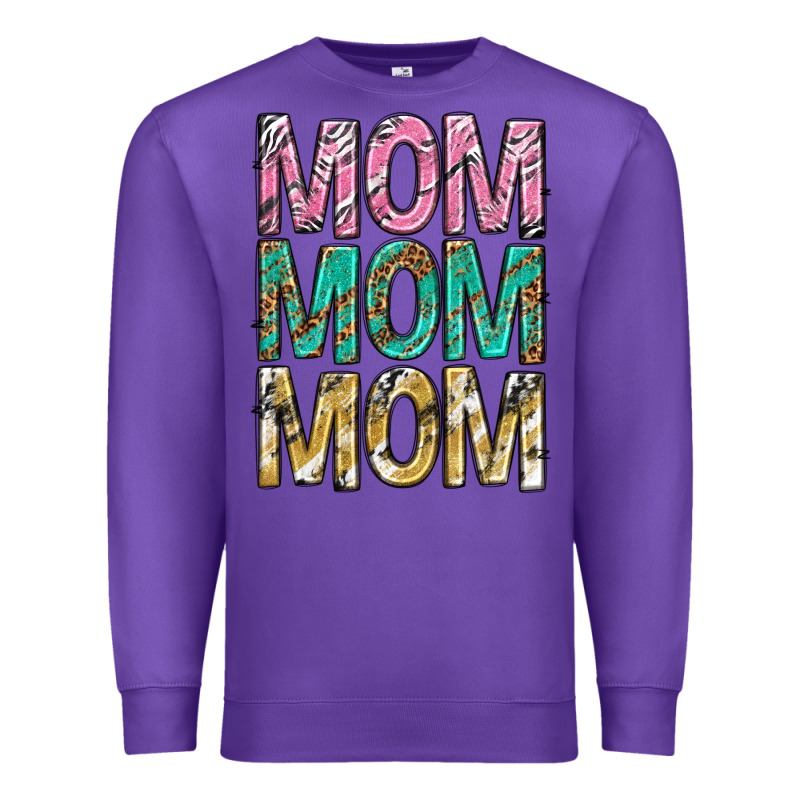 Mom Mom Mom Mothers Day Premium Sweatshirt by texasbilliewilder | Teevron