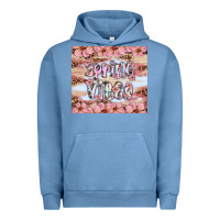 Pigment Pebble Blue spring vibes Urban Hoodie - Artiststas