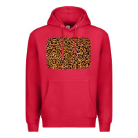 Cardinal leopard glitter background Premium Hoodie - JahusDesignShop