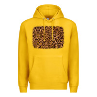 Lemon leopard glitter background Premium Hoodie - JahusDesignShop
