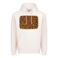 Leopard Glitter Background Premium Hoodie | Teevron