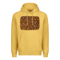 Antique Gold leopard glitter background Premium Hoodie - JahusDesignShop