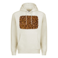Oatmeal Heather leopard glitter background Premium Hoodie - JahusDesignShop