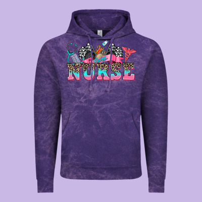 Nurse With Race And  Equipment Vintage Hoodie Designed By Adodesignshop