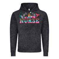 Vintage Black nurse with race and  equipment Vintage Hoodie - AdoDesignShop
