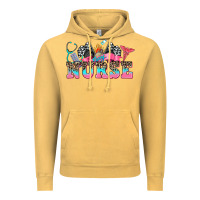 Vintage Mustard nurse with race and  equipment Vintage Hoodie - AdoDesignShop