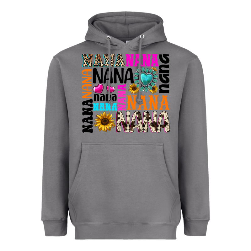 Nana Gemstone Sunflower Heavyweight Hoodie by texasbilliewilder | Teevron