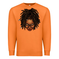 Carrot afro locs messy bun Premium Sweatshirt - texasbilliewilder