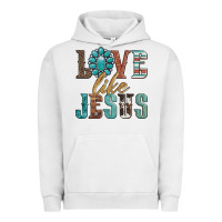Pigment Lunar Rock love like jesus Urban Hoodie - Artiststas