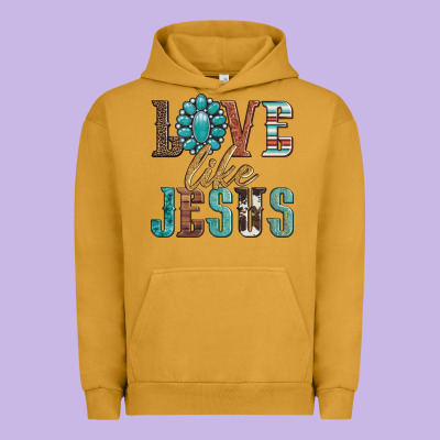 Love Like Jesus Urban Hoodie Designed By Artiststas
