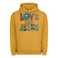 Pigment Peanut Butter love like jesus Urban Hoodie - Artiststas