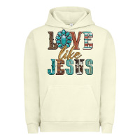 Pigment Pistachio love like jesus Urban Hoodie - Artiststas