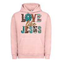 Pigment Salmon love like jesus Urban Hoodie - Artiststas