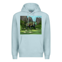 Blue Mist ankylosaurus tumbler Premium Hoodie - Artiststas
