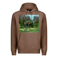 Chestnut ankylosaurus tumbler Premium Hoodie - Artiststas