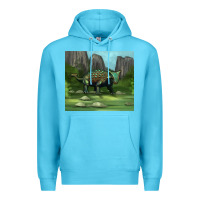 Ocean Blue ankylosaurus tumbler Premium Hoodie - Artiststas