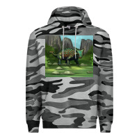 Slate Camo ankylosaurus tumbler Premium Hoodie - Artiststas