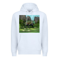 White ankylosaurus tumbler Premium Hoodie - Artiststas