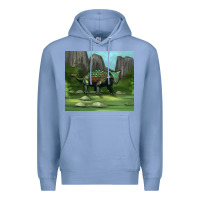 Colony Blue ankylosaurus tumbler Premium Hoodie - Artiststas