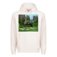Pale Pink ankylosaurus tumbler Premium Hoodie - Artiststas