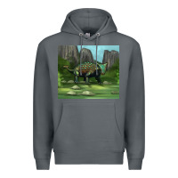 Rock ankylosaurus tumbler Premium Hoodie - Artiststas