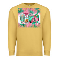 Antique Gold nurse coffee cups Premium Sweatshirt - Zillion Design Studio