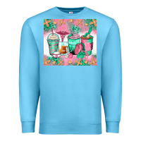 Ocean Blue nurse coffee cups Premium Sweatshirt - Zillion Design Studio