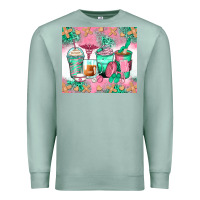 Seafoam nurse coffee cups Premium Sweatshirt - Zillion Design Studio