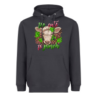 Smoke Too cute to pinch charolais calf Heavyweight Hoodie - RanaPortraitStore