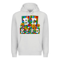 Dove Grey bee kind autism Premium Hoodie - AdoDesignShop