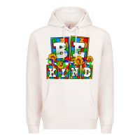 Pale Pink bee kind autism Premium Hoodie - AdoDesignShop