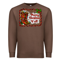 Chestnut merry christmas yall Premium Sweatshirt - RanaPortraitStore