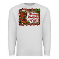 Dove Grey merry christmas yall Premium Sweatshirt - RanaPortraitStore