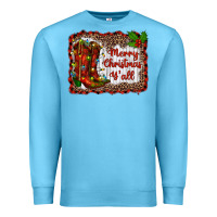 Ocean Blue merry christmas yall Premium Sweatshirt - RanaPortraitStore