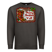 Smoke merry christmas yall Premium Sweatshirt - RanaPortraitStore