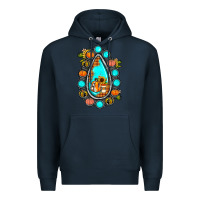 Navy gemstone pumpkin fall Premium Hoodie - JahusDesignShop