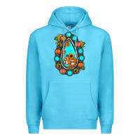 Ocean Blue gemstone pumpkin fall Premium Hoodie - JahusDesignShop