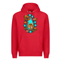 Red gemstone pumpkin fall Premium Hoodie - JahusDesignShop