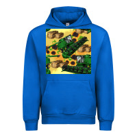 Cobalt harvester seamless pattern Urban Hoodie - BundleAndBundleShop