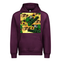 Mauve Wine harvester seamless pattern Urban Hoodie - BundleAndBundleShop