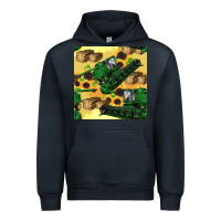Navy harvester seamless pattern Urban Hoodie - BundleAndBundleShop