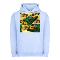 Pigment Grape Ice harvester seamless pattern Urban Hoodie - BundleAndBundleShop